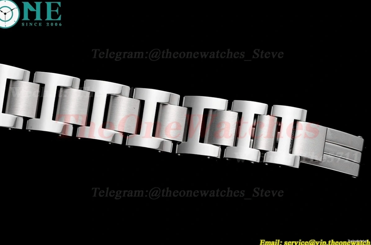 White 33mm AF Cartier NH05 Bleu SS SS Ballon De Dial 1202